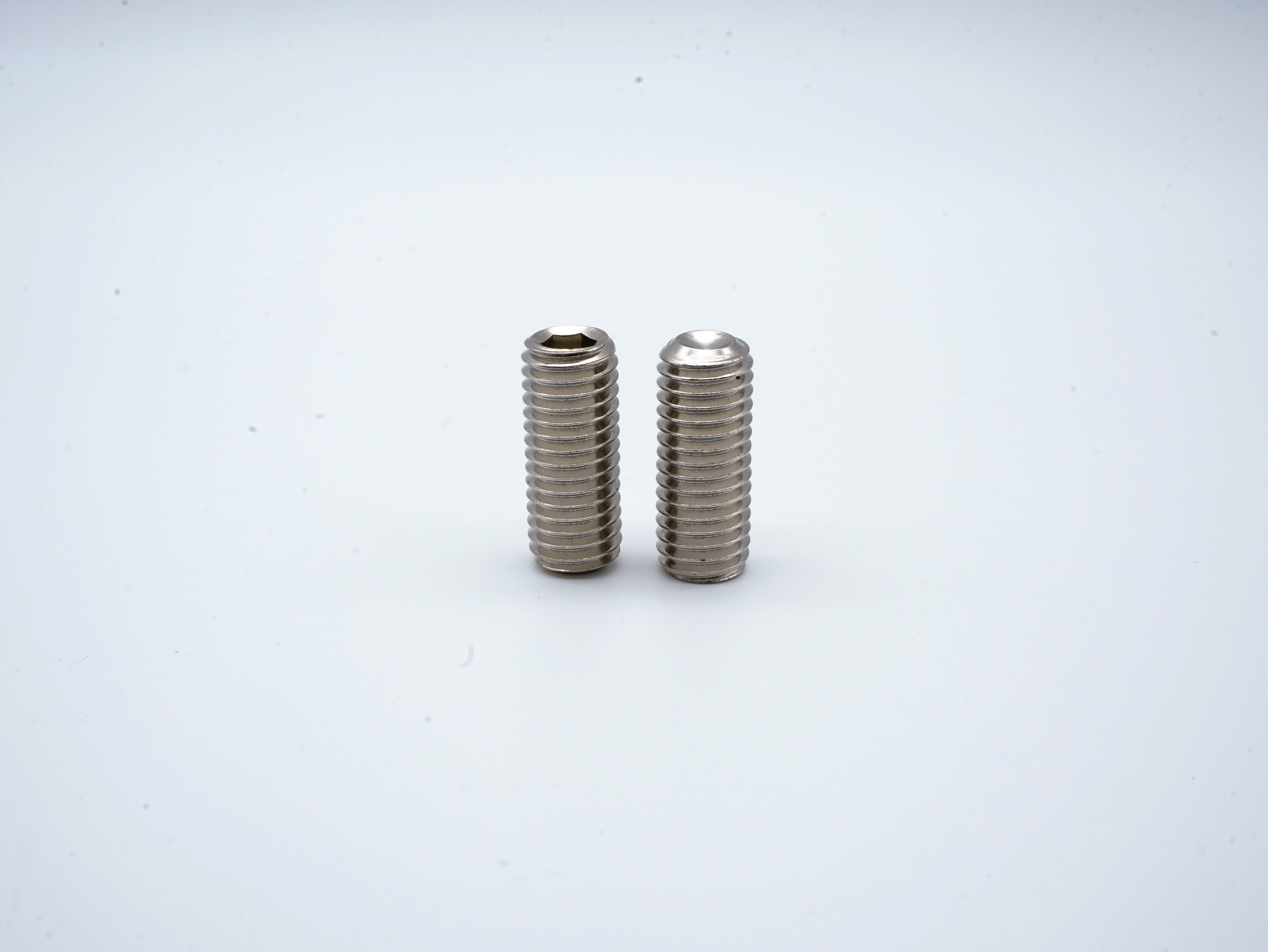 Nickel-plated Hex Socket Set Screws with Cup Point