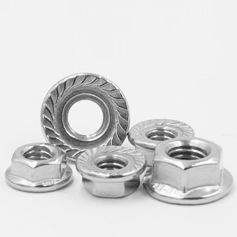 Nickel-plated Hex Nuts with Flange