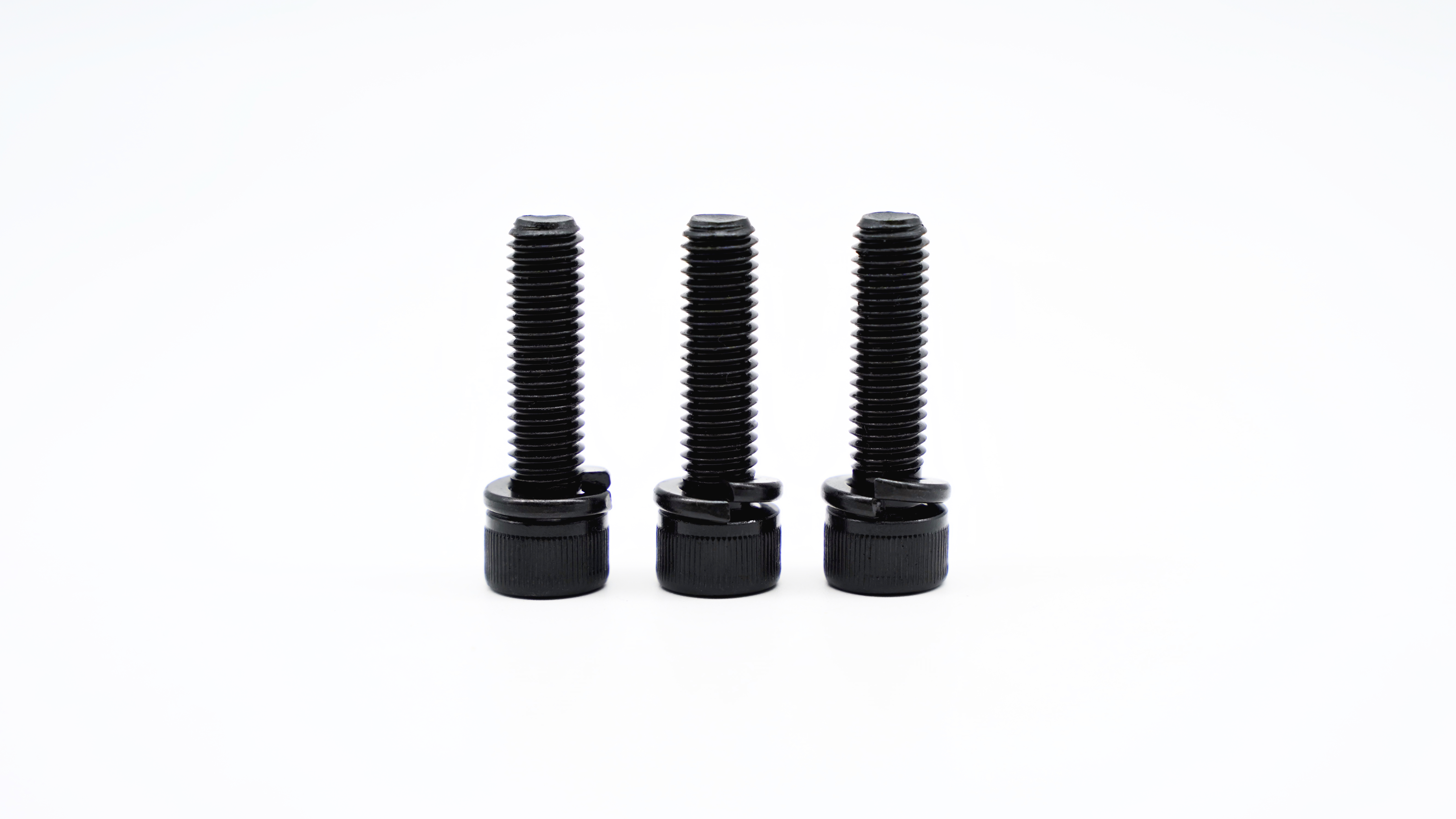 Black oxide Hex Socket Head Cap Screws with Spring Washer