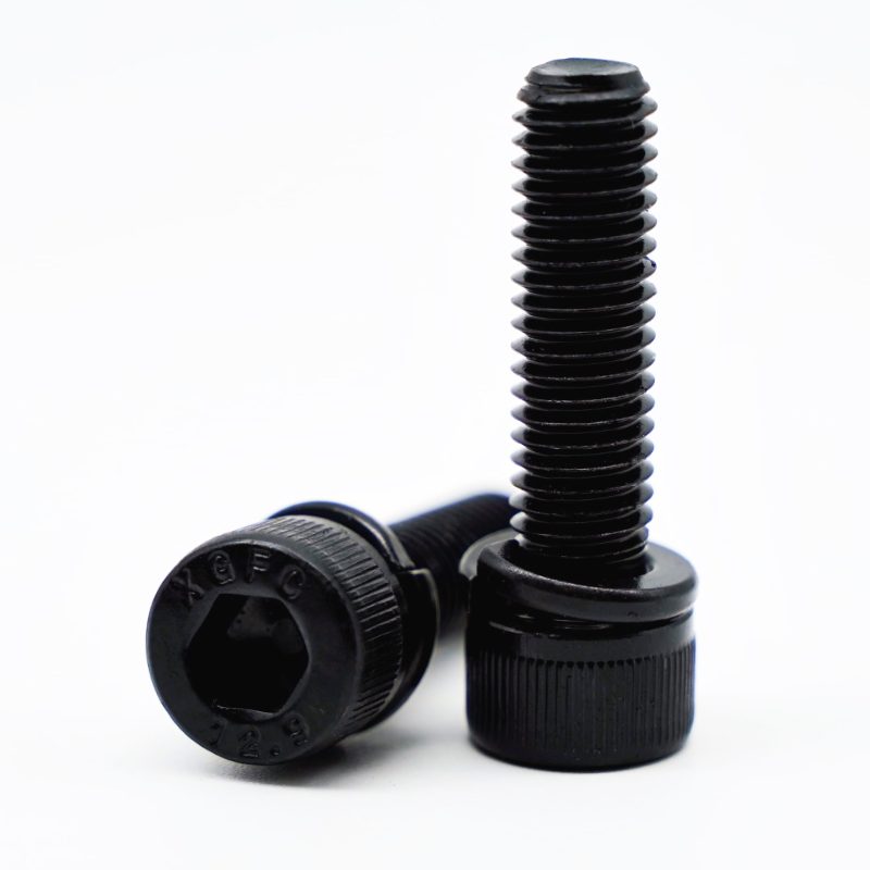 Black oxide Hex Socket Head Cap Screws with Spring Washer