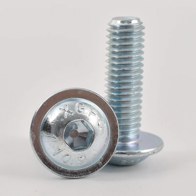 Galvanized Hex Socket Button Head Screws With Collar