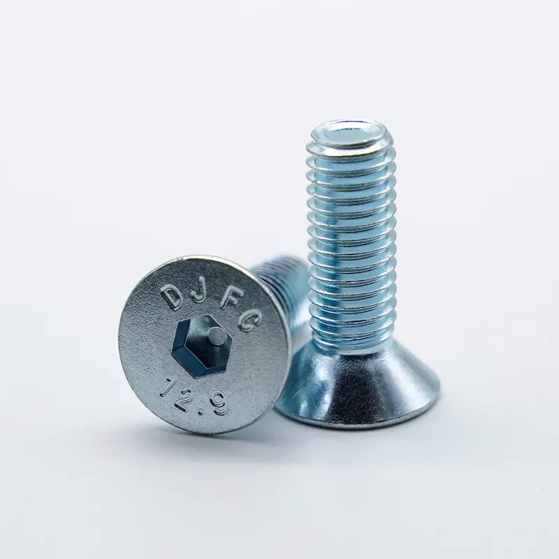 Grade 12.9 Galvanized Hex Socket Countersunk Head Cap Screws